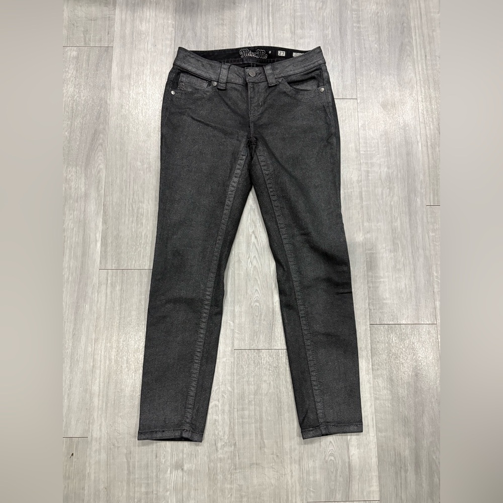 Miss Me Mid Rise Ankle Skinny Womens Juniors Size 27 Jeans Pants Roughly 29x27